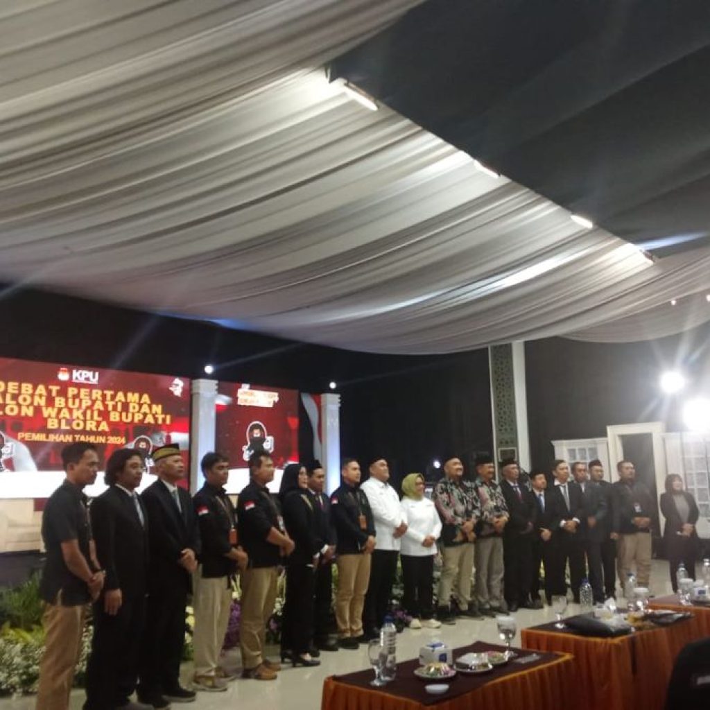 Suasana debat Pilkada Blora 2024. Foto: Dok. Lilik Yuliantoro
