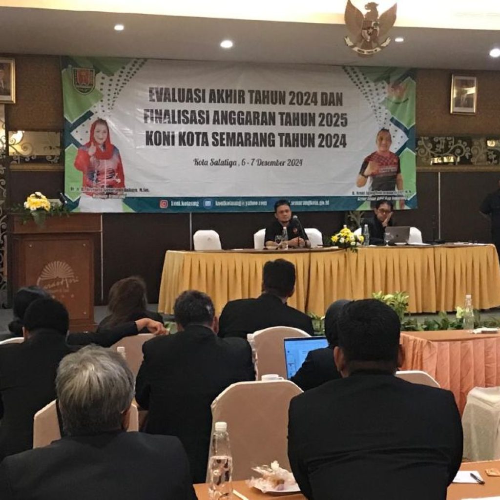 Kegiatan Evaluasi Akhir Tahun 2024 dan Finalisasi Anggaran Tahun 2025 di Kota Salatiga. Foto: Dok. KONI Kota Semarang