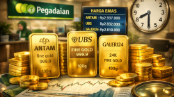 Harga Emas Antam, UBS, dan Galeri24 di Pegadaian Stabil Hari Ini, Simak Rinciannya 4 TUTURPEDIA - Harga Emas Antam, UBS, dan Galeri24 di Pegadaian Stabil Hari Ini, Simak Rinciannya