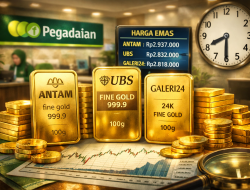 Harga Emas Antam, UBS, dan Galeri24 di Pegadaian Stabil Hari Ini, Simak Rinciannya