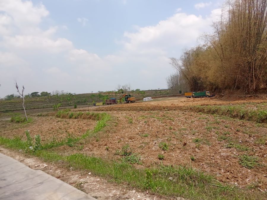 Aktivitas galian C embel-embel pemerataan lahan sawah di Blora. Foto: Dok. Lilik Yuliantoro
