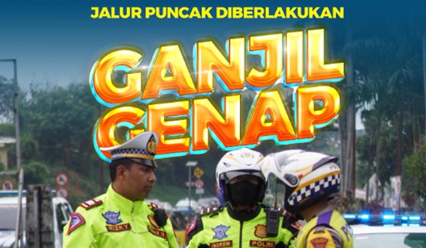 Ganjil genap dan one way akan diteapkan di Puncak selama libur Waisak. Foto: PMJ News