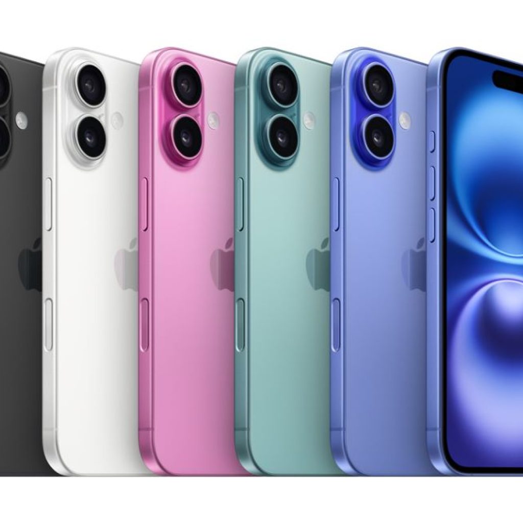 Ini perbandingan iPhone 16 dan iPhone 16 Pro. Foto: apple.com