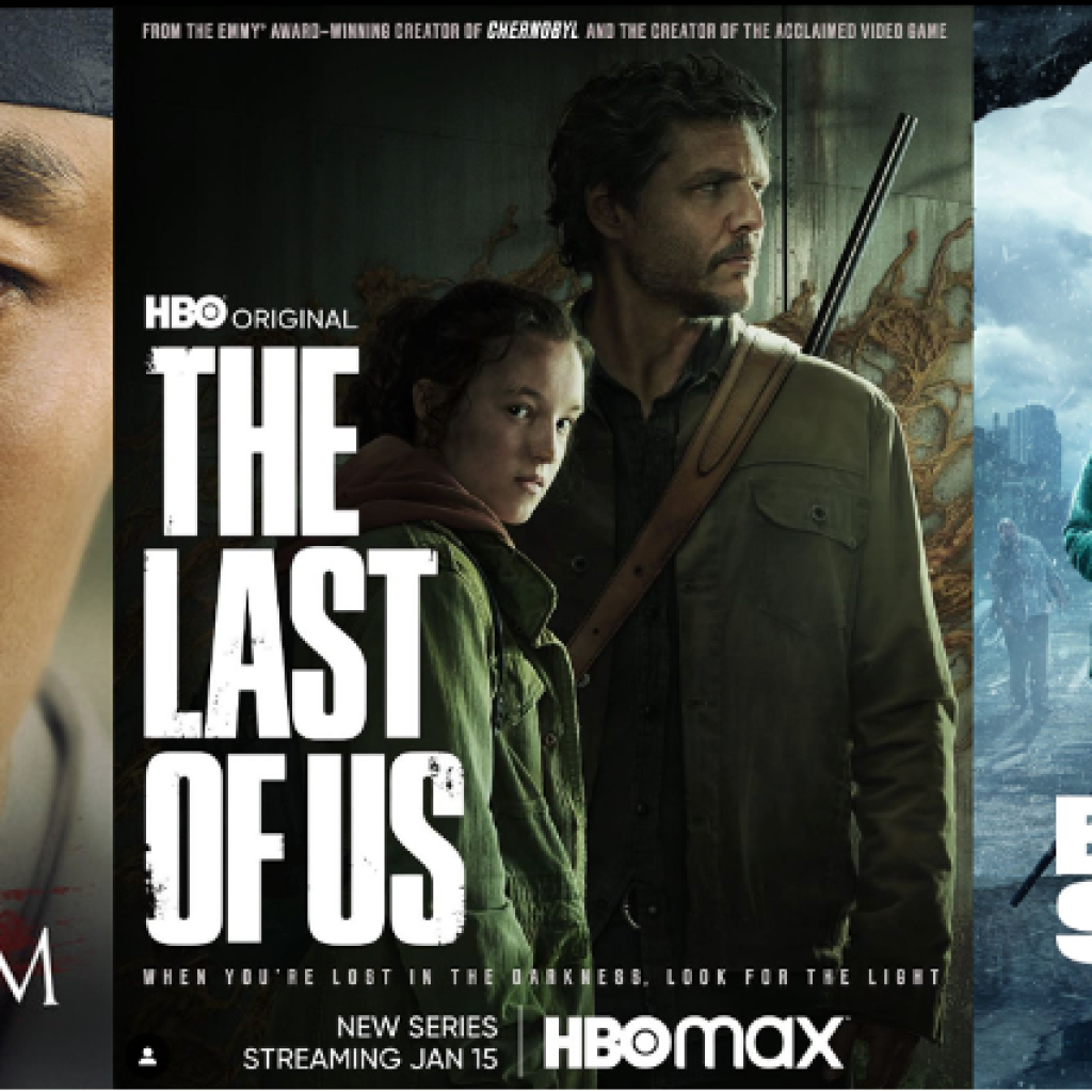 Poster Seri Kingdom, The Last Of Us, dan Black Summer. Foto: Netflix dan HBO Max.