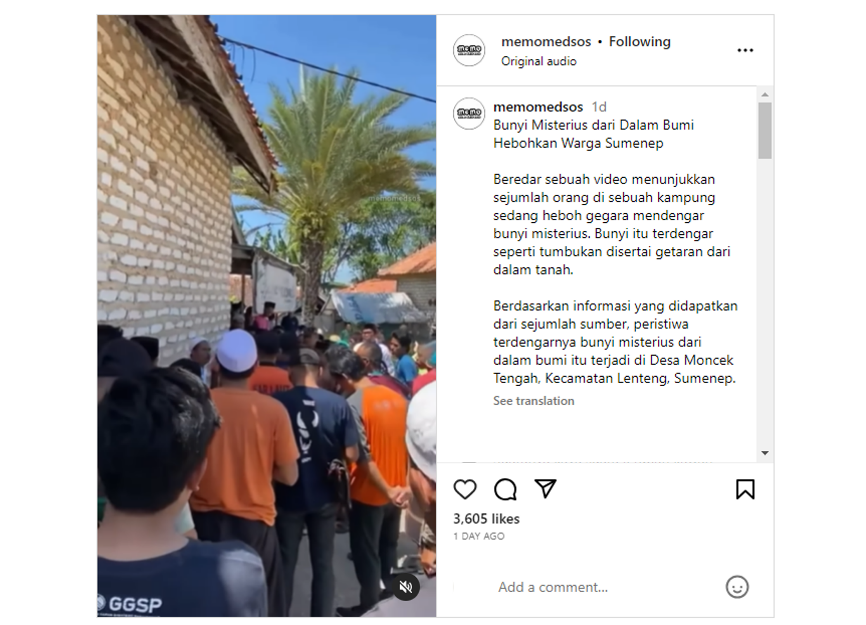 (Foto: Instagram @memomedsos)