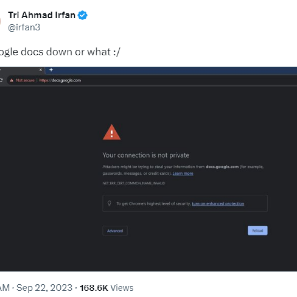 Google Docs Diblokir, Kominfo: Kesalahan Teknis
