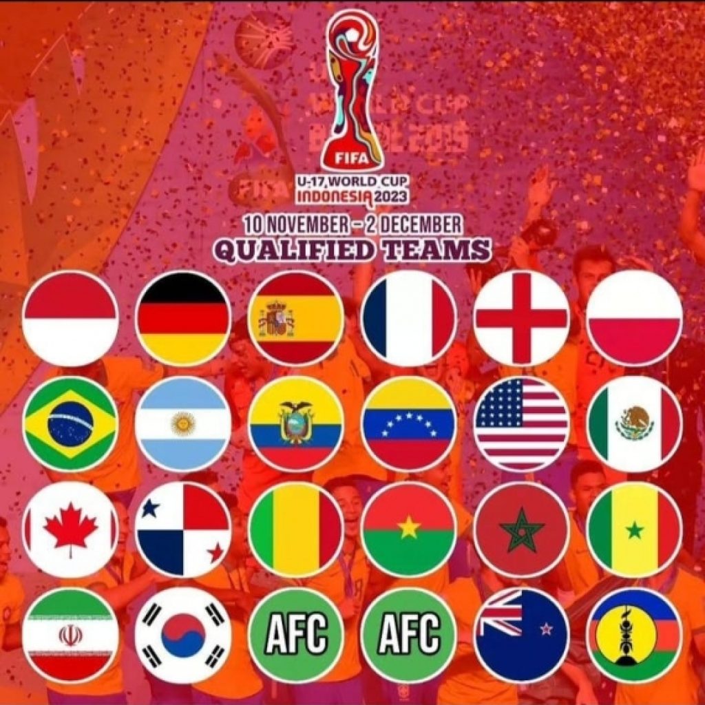 Inilah jadwal lengkap pertandingan timnas Indonesia di Piala Dunia U-17. Foto; PMJNews