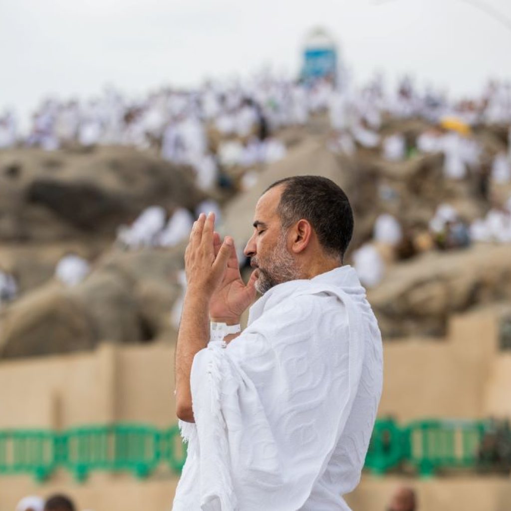 Makna ibadah wukuf di Arafah bagi jemaah haji. Foto: x.com/HaramainInfo