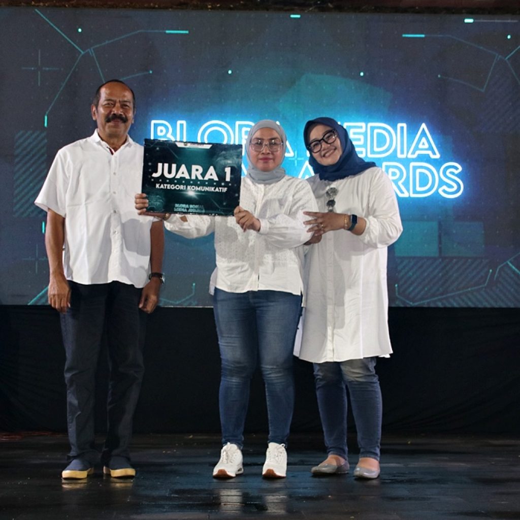 RSUD dr. R. Soeprapto Cepu menerima penghargaan juara dari Medsos Awards 2024. Foto: Istimewa
