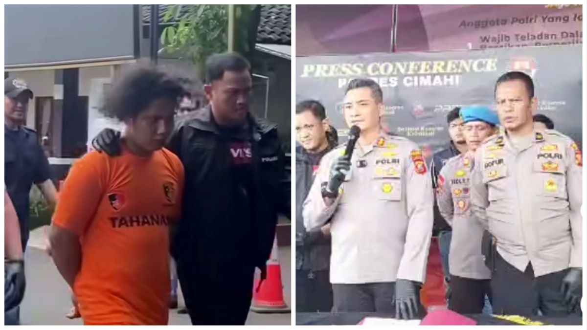 Suami bunuh istri di Cimahi dan jasadnya disimpan dalam rumah. Foto: instagram.com/cimahipolres