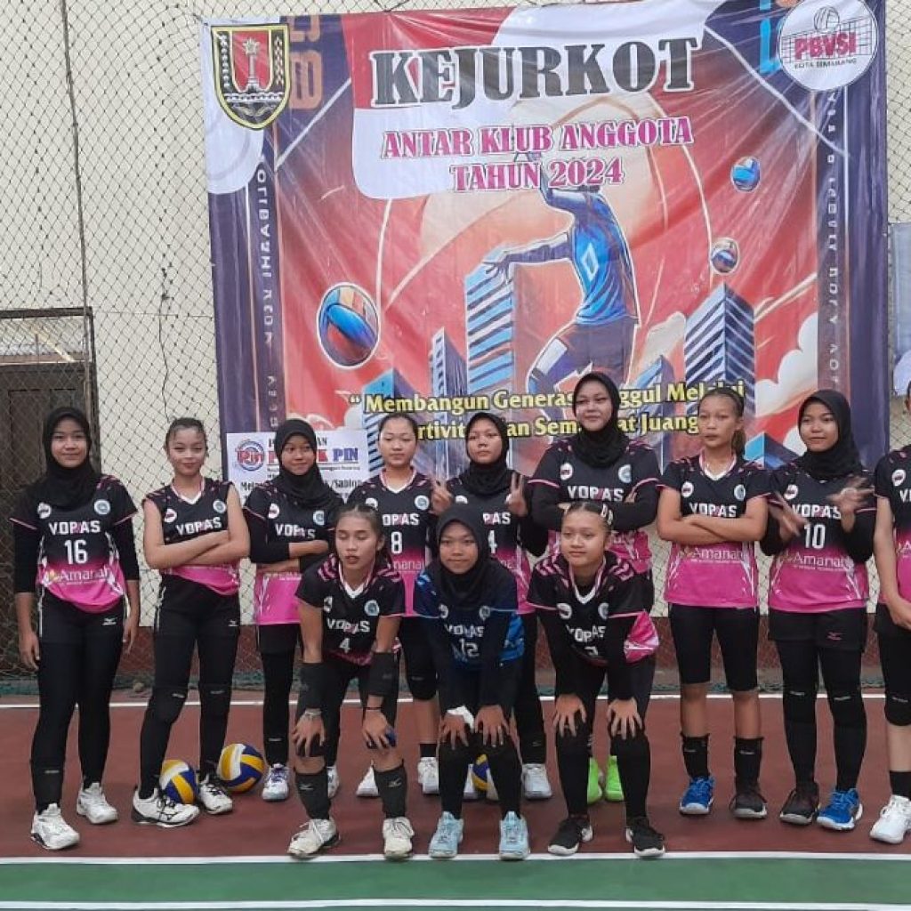 PBVSI Kota Semarang jaring atlet Porprov 2026 melalui Kejurkot Bola Voli U-19. Foto: Dok. KONI Semarang