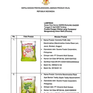 9 Makanan Mengandung Babi, Tapi Berlabel Halal, BPJPH dan BPOM Bertindak Tegas