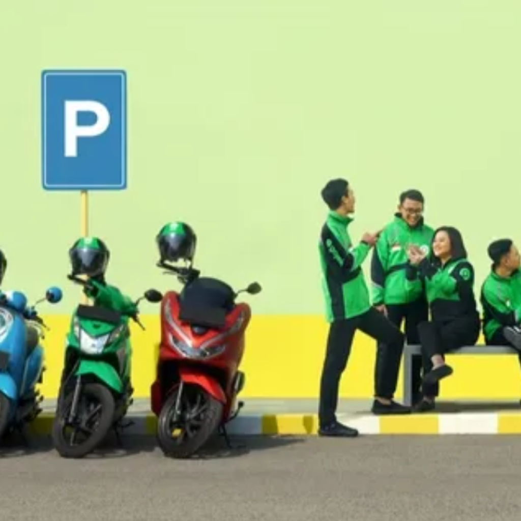 Ilustrasi para driver ojek online yang akan demo di depan Gedung Istana Merdeka. Foto: gojek.com
