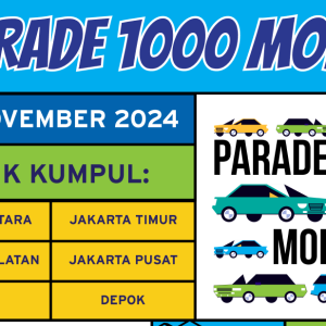 Parade 1.000 Mobil hingga Kontes Modifikasi akan Meramaikan MUF GJAW 2024