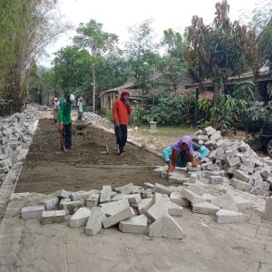 Jalan Dibangun, Masyarakat Desa Jepangrejo Berterima Kasih kepada Pemkab dan Bupati Blora Arief Rohman 
