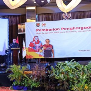 KONI Kota Semarang Berikan Penghargaan untuk Stakeholder atas Kesejahteraan Atlet