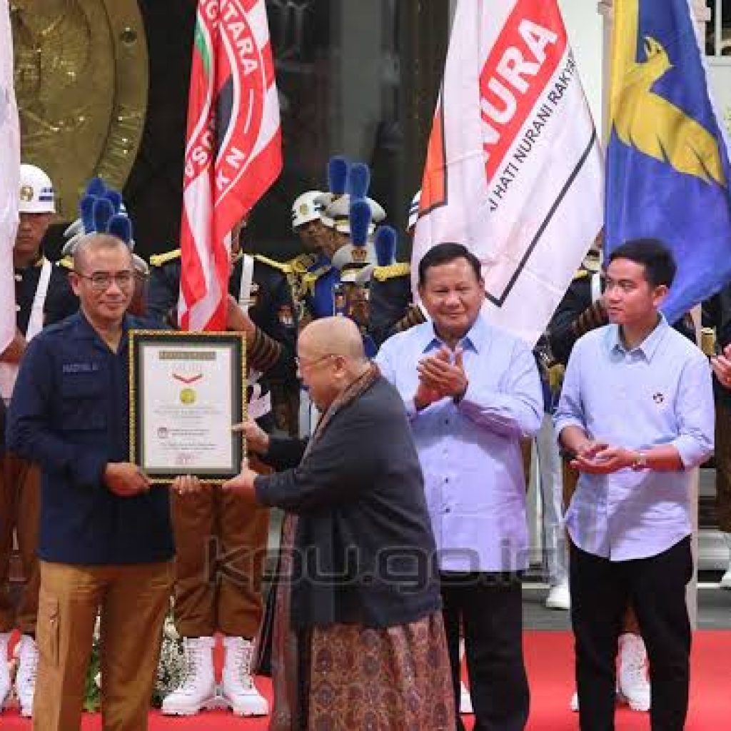 Sebanyak delapan partai lolos ke Senayan dan 10 partai gagal. Foto: Laman KPU RI