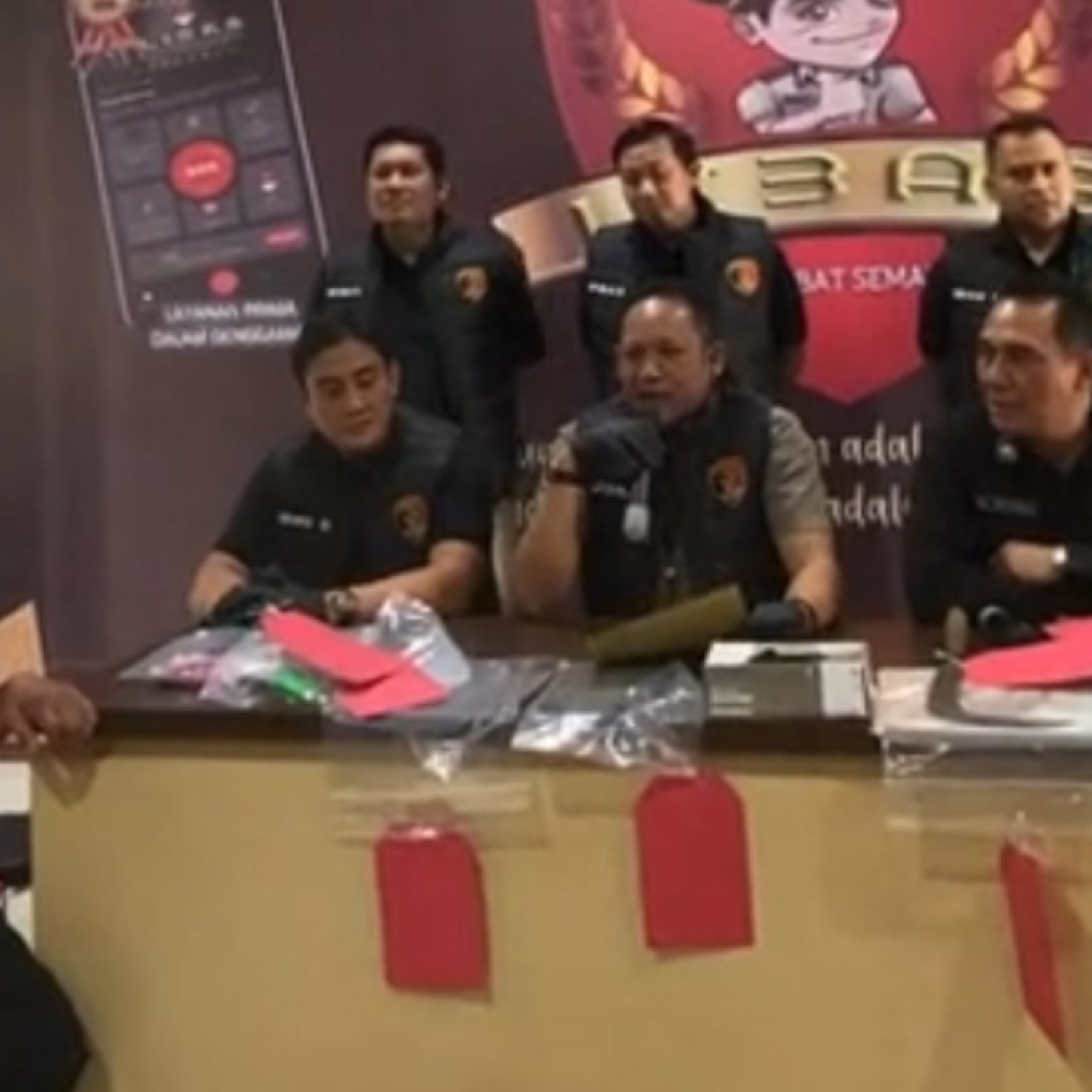 Press release kasus bapak kos di Semarang mengonsumsi daging kucing. Foto: instagram.com/humas_polrestabessmg