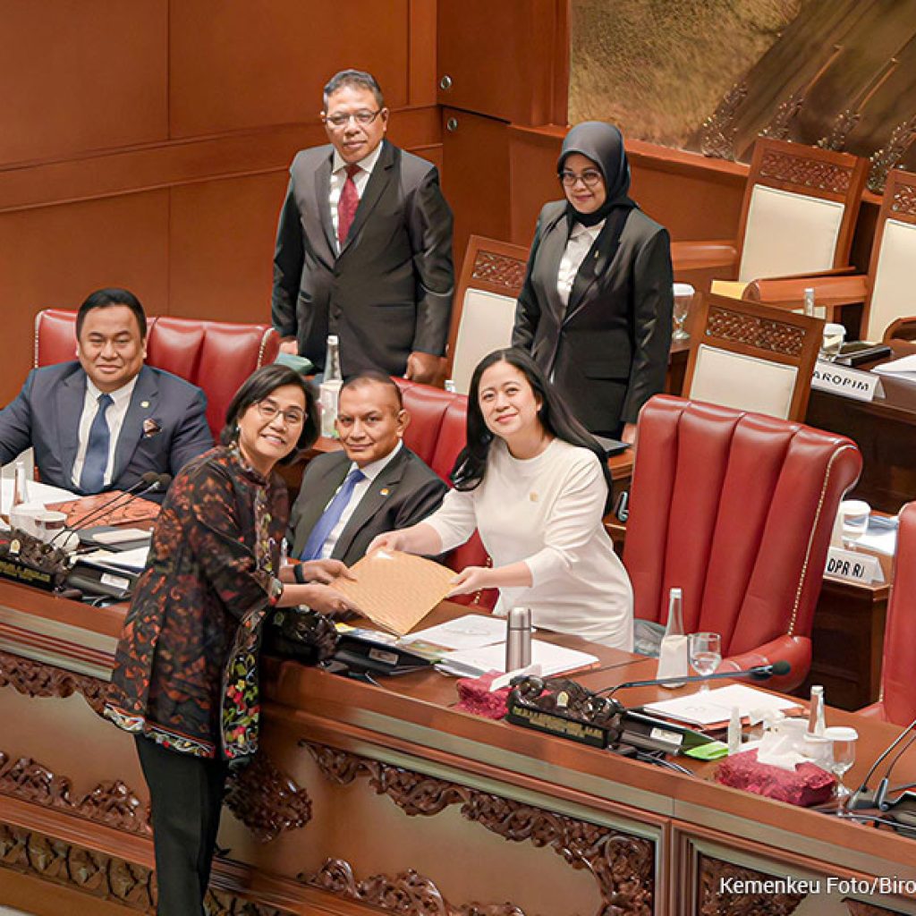DPR RI sahkan Undang-Undang APBN 2024. FOTO: Website Kemenkeu.