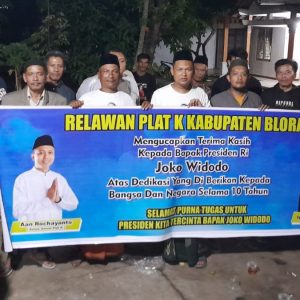 Relawan Plat K Blora Gelar Doa Bersama untuk Jokowi dan Doa Restu bagi Presiden dan Wapres Terpilih