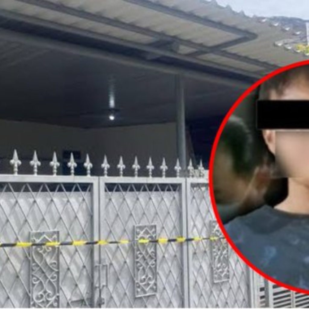 Lokasi rumah penusukan yang dilakukan oleh remaja 14 tahun di Lebak Bulus. Foto: x.com/kegblgnunfaedh