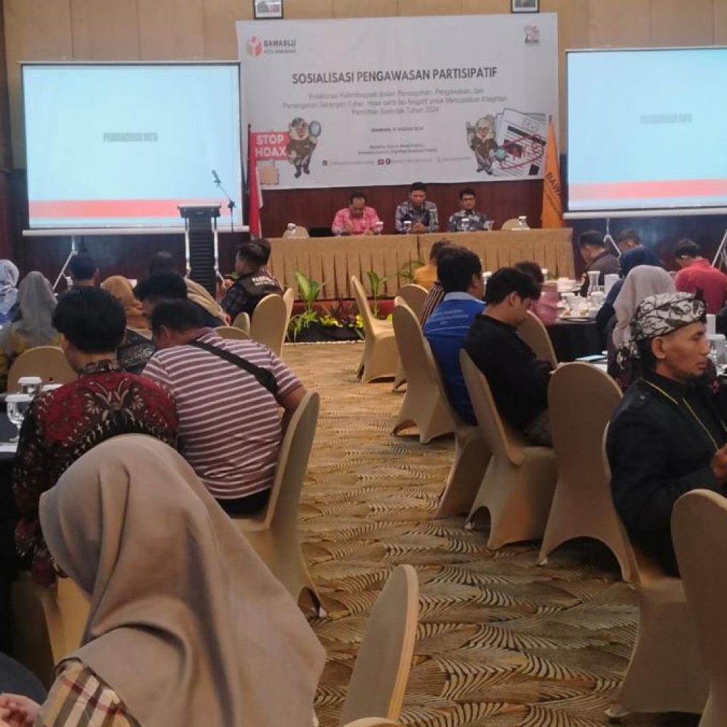 Suasana sosialisasi pengawasan partisipatif di Hotel Novotel Semarang. Foto: Dok. Alan Henry