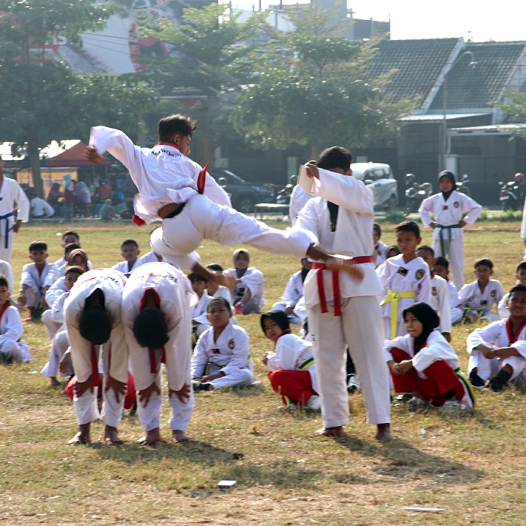 Latihan gabungan taekwondo Kabupaten Blora. Foto: Istimewa
