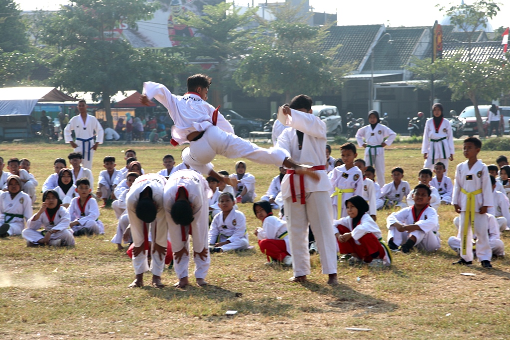 Latihan gabungan taekwondo Kabupaten Blora. Foto: Istimewa