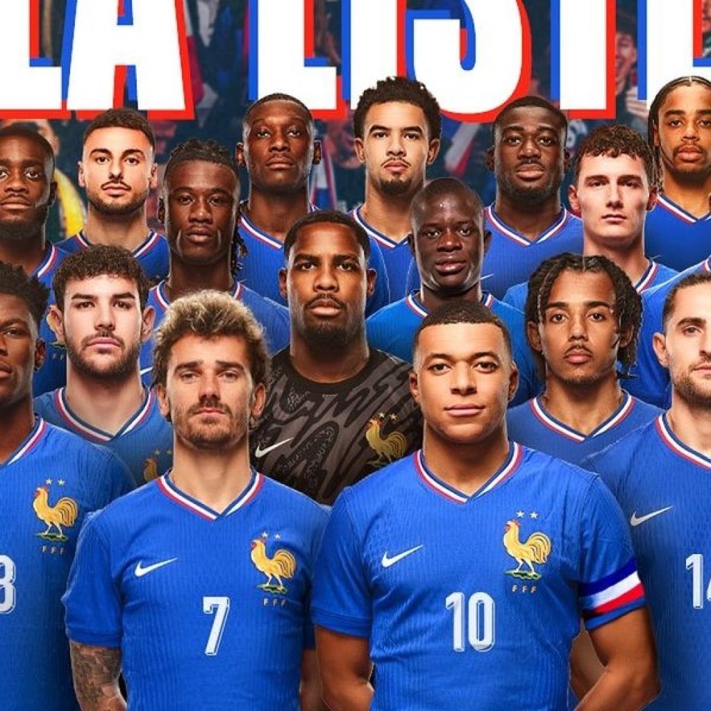 Daftar skuad timnas Prancis untuk Euro 2024. Foto: instagram.com/equipedefrance