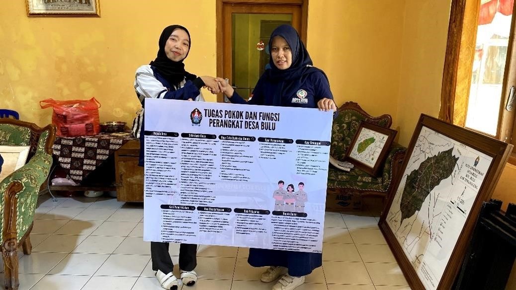Tupoksi oleh mahasiswa KKN Undip di Desa Bulu. Foto: Dok. Dwi Lisfiana Rahma