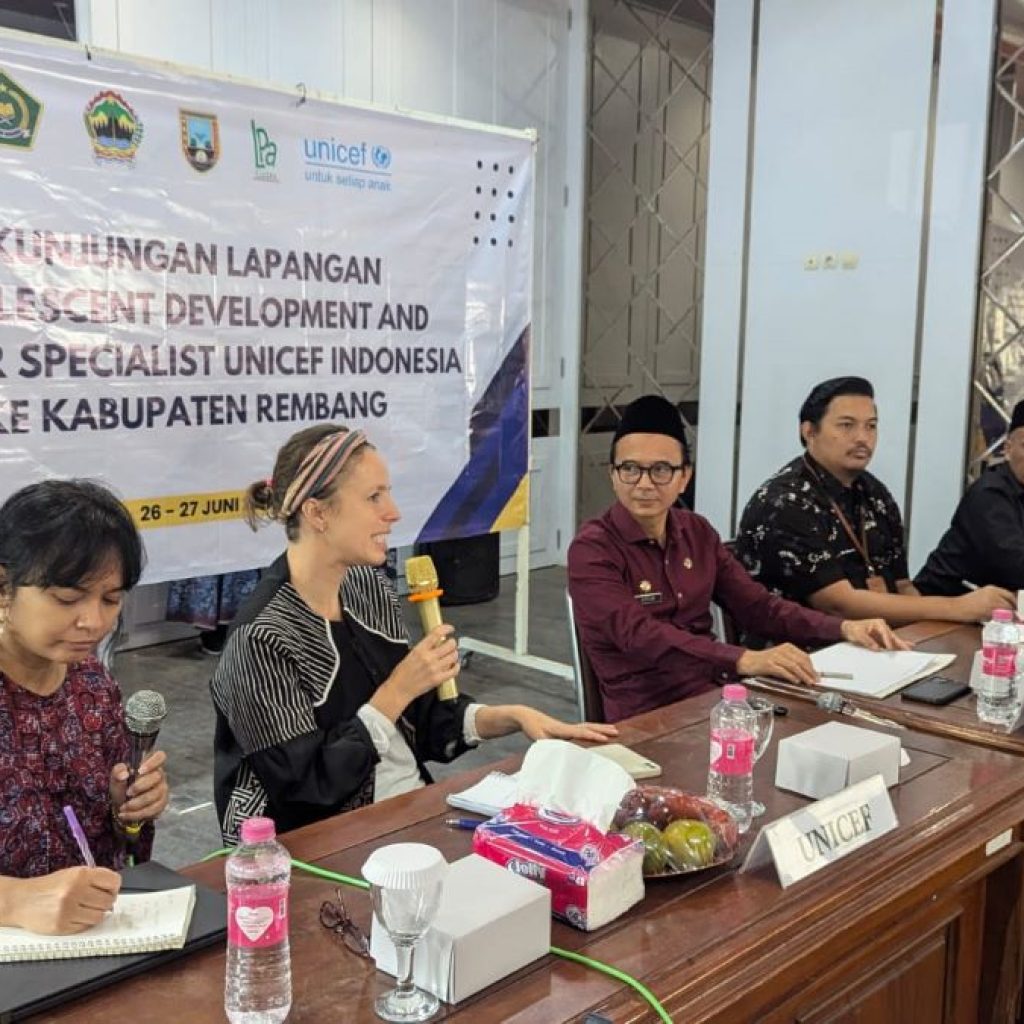 UNICEF apresiasi Pemkab Rembang karena telah luncurkan program mengatasi permasalahan anak. Foto: jatengprov.go.id