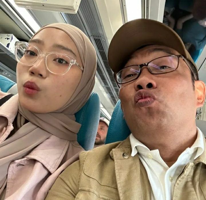Ridwan Kamil bagikan momen lucu bersama putranya, Arkana. FOTO: Instagram.com/ridwankamil